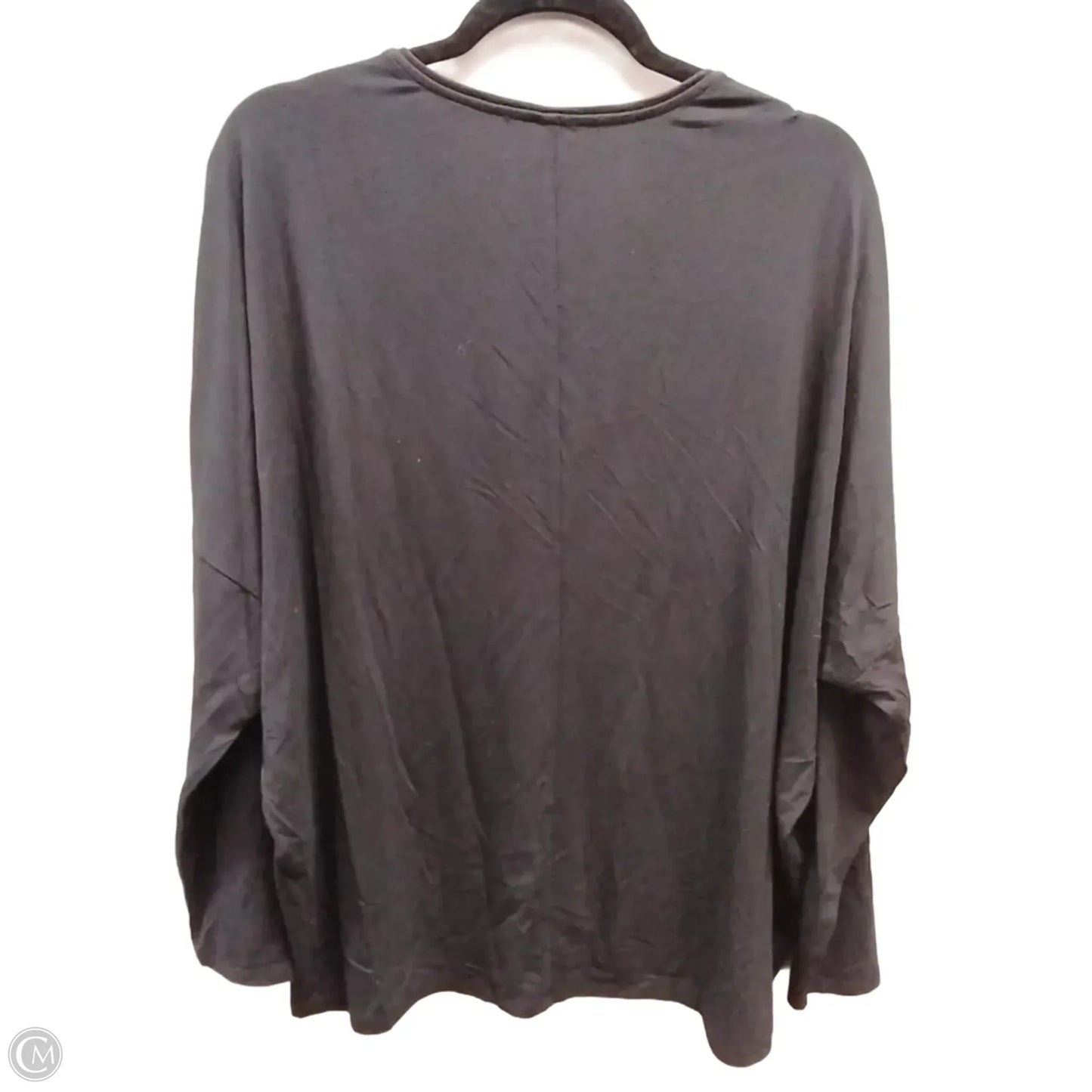 Blouse Long Sleeve By White House Black Market In Black, Size: L