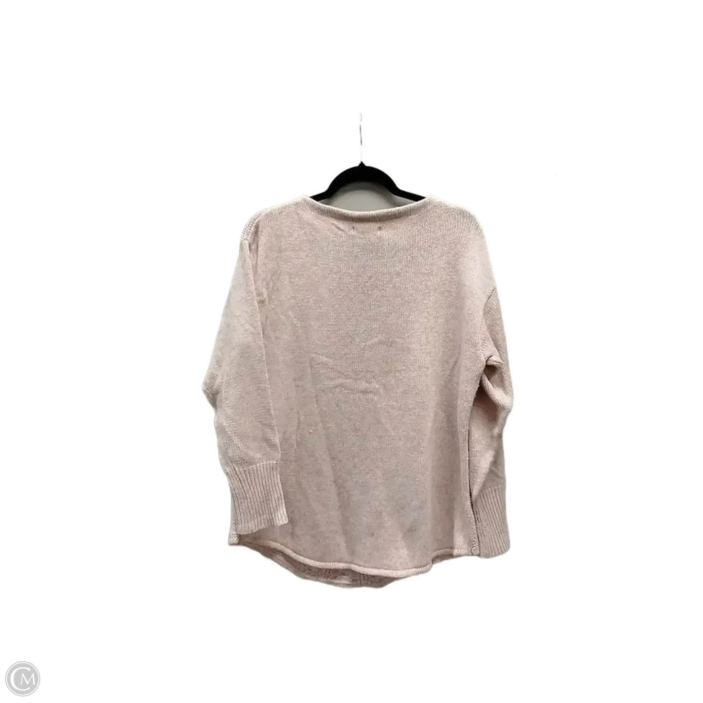 Sweater By Chaps In Pink, Size: M