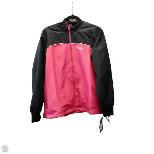 Jacket Windbreaker By Reebok In Black & Red, Size: Xl