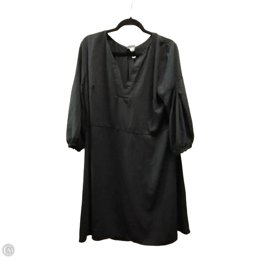 Dress Casual Midi By A New Day In Black, Size: Xl