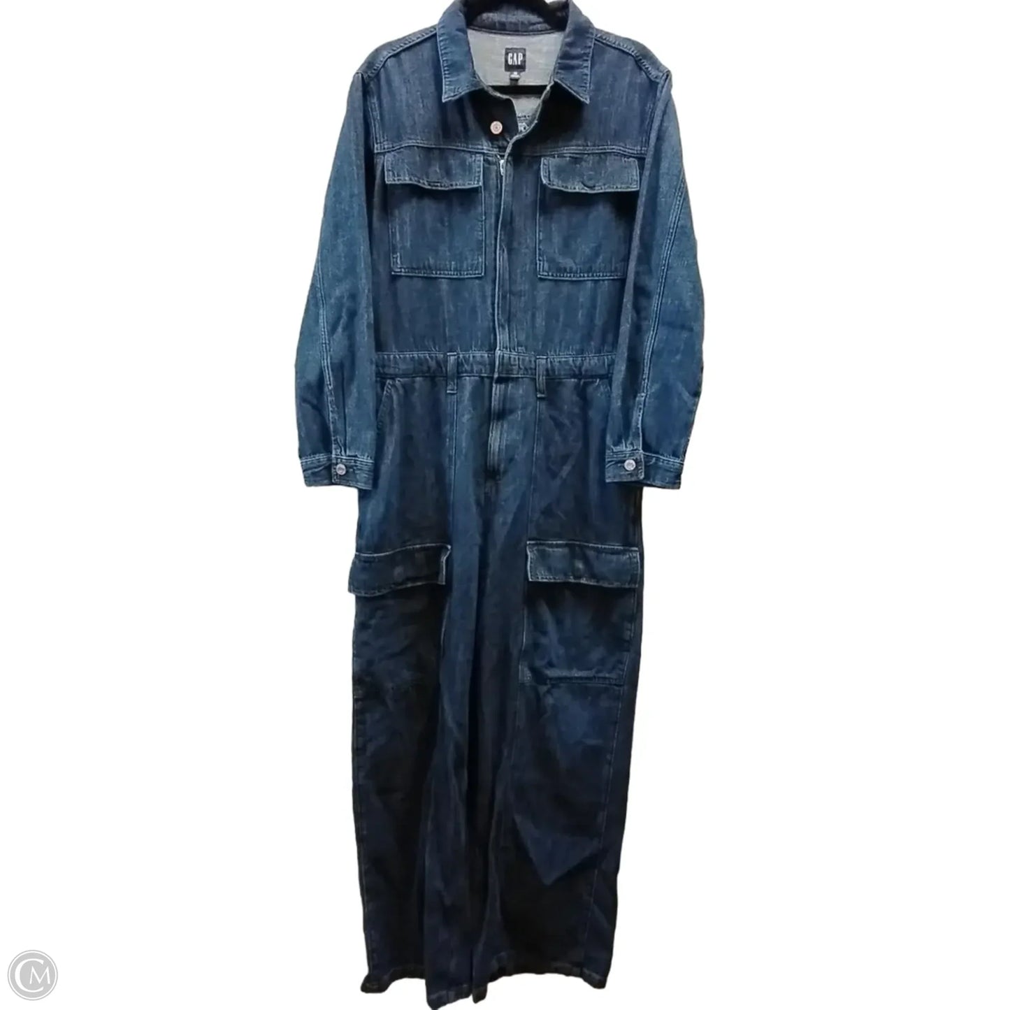 Jumpsuit By Gap In Blue, Size: 12