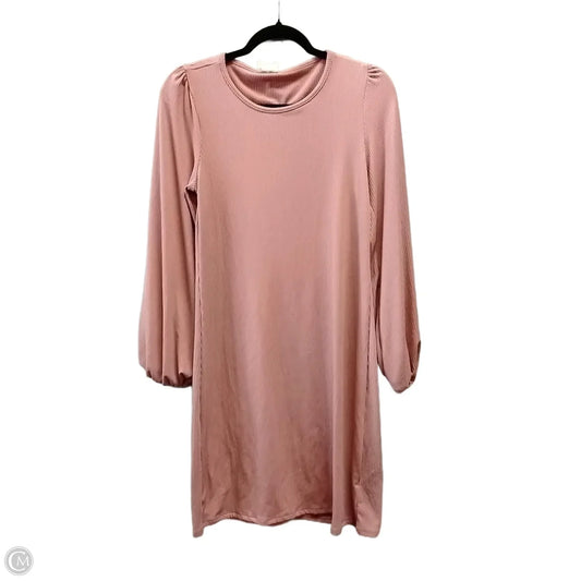 Dress Casual Midi By Francesca's In Pink, Size: S