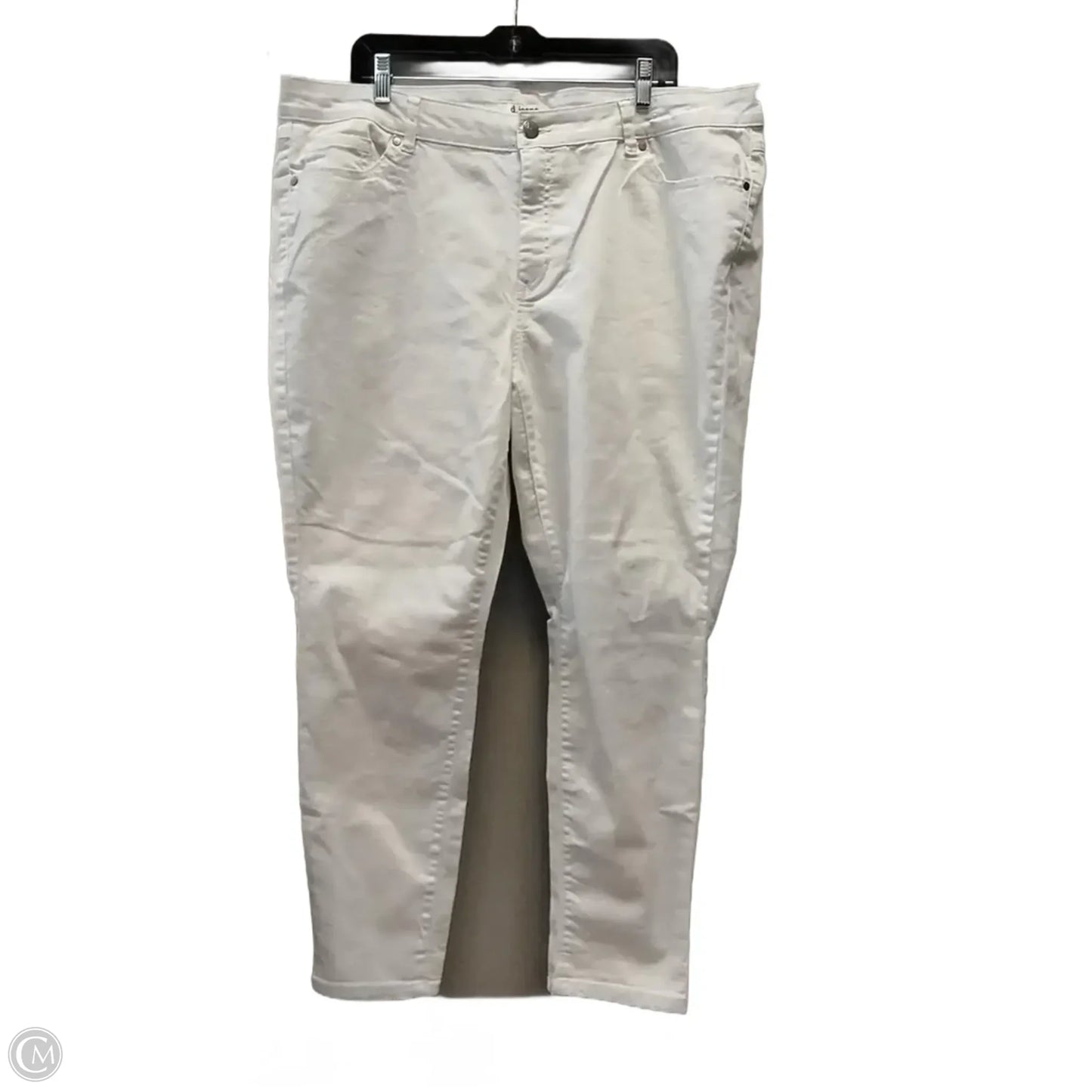 Jeans Skinny By Clothes Mentor In White, Size: 20w