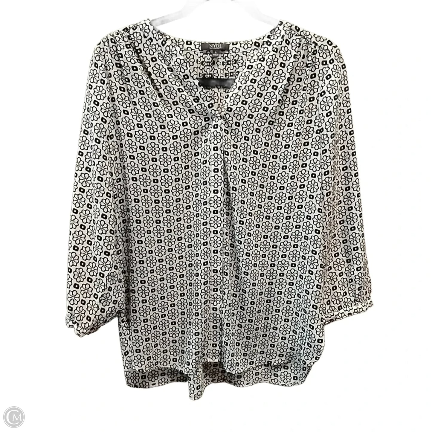 Top Long Sleeve By J. Jill In Geometric Pattern, Size: S