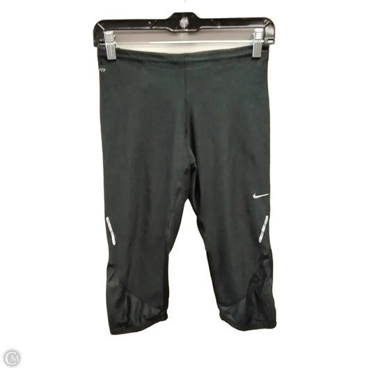Athletic Capris By Nike In Black, Size: S