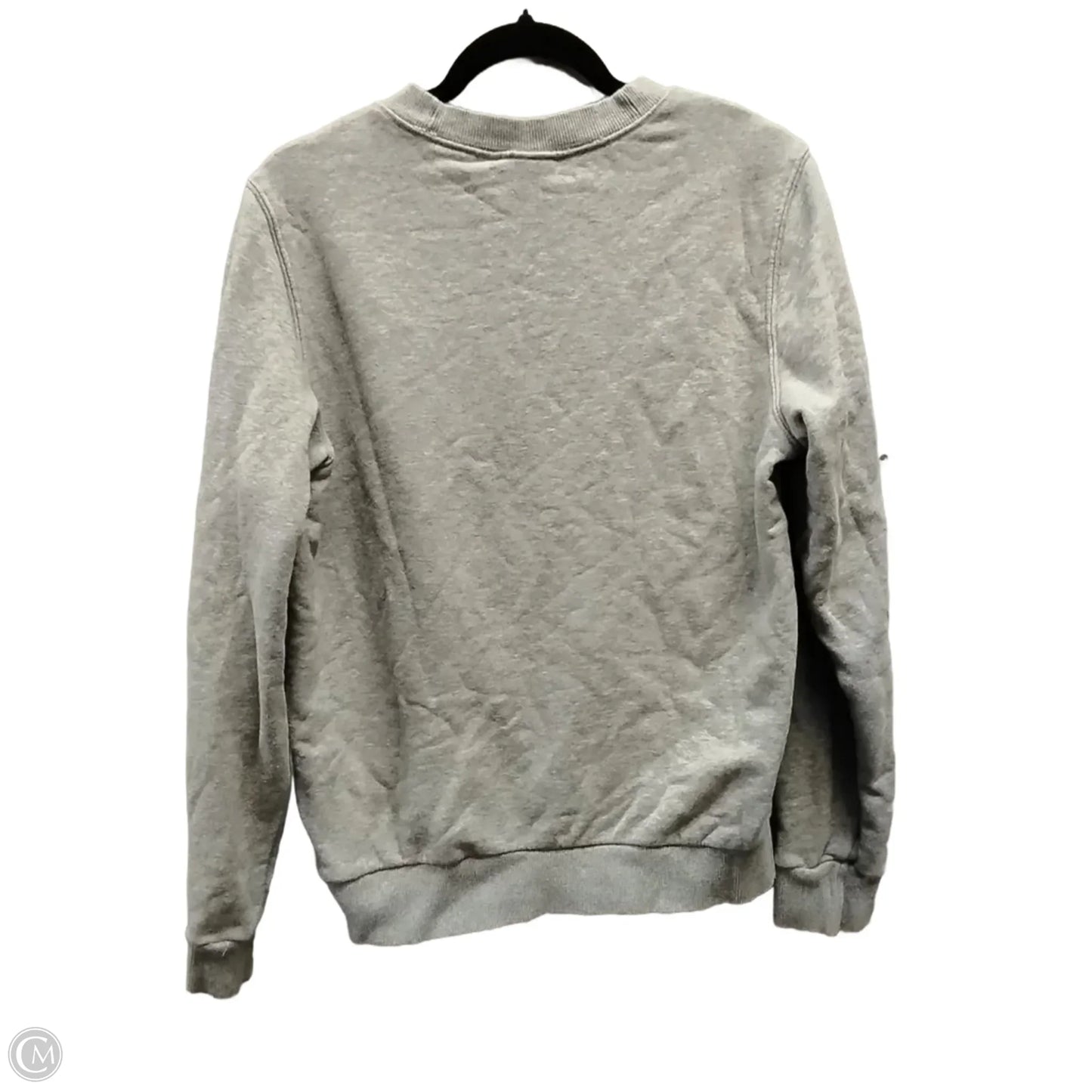 Athletic Sweatshirt Crewneck By Reebok In Grey, Size: M