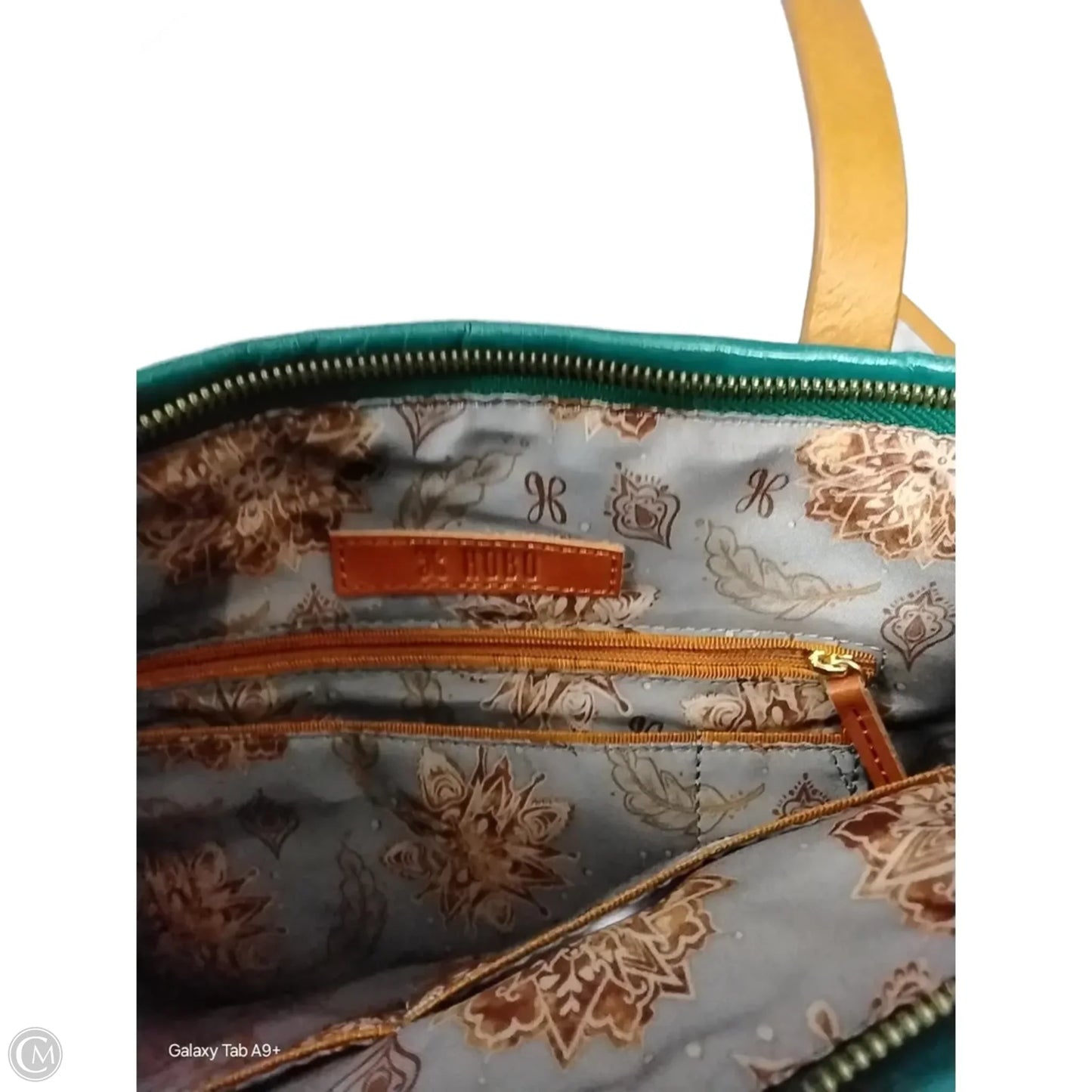 Handbag Leather By Hobo Intl, Size: Medium