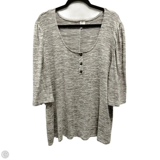 Top Short Sleeve By Cato In Purple, Size: 3x