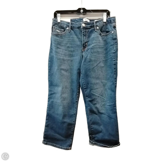 Capris By Nine West In Blue Denim, Size: 12