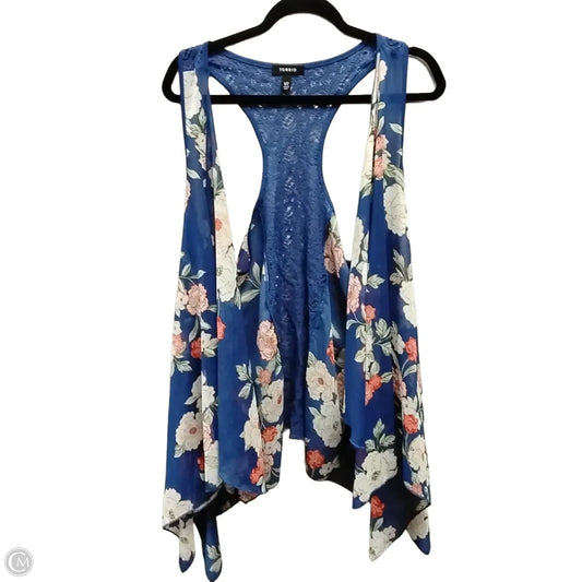 Kimono By Torrid In Floral Print, Size: Xxl