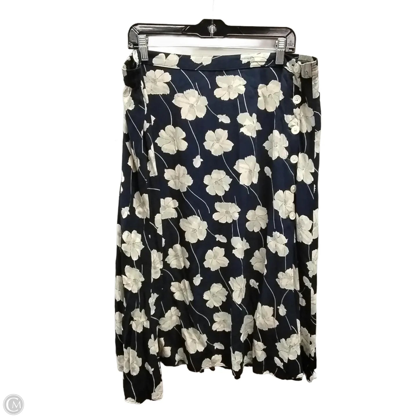 Skirt Maxi By Chaps In Floral Print, Size: 1x