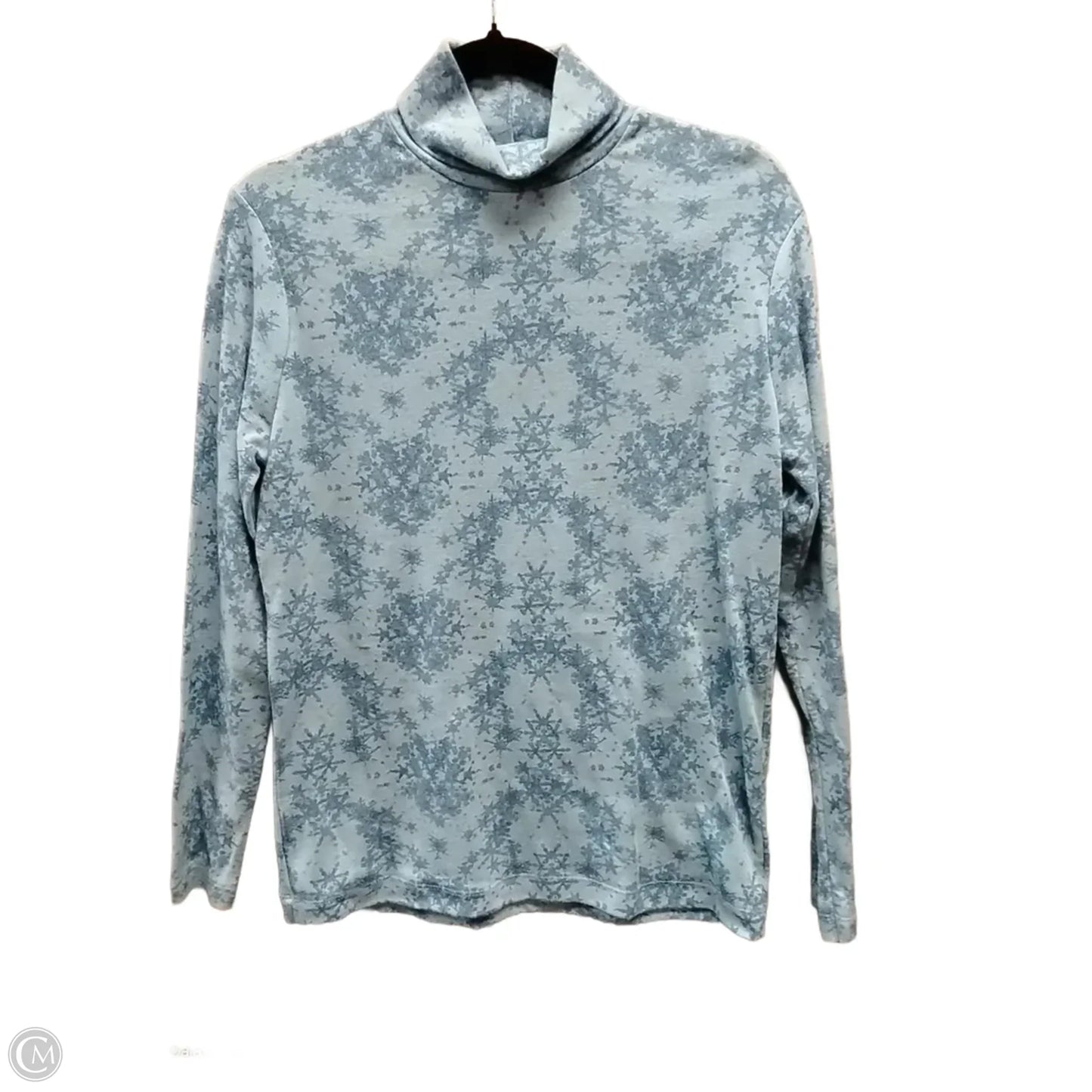 Top Long Sleeve By Bobbie Brooks In Blue, Size: M