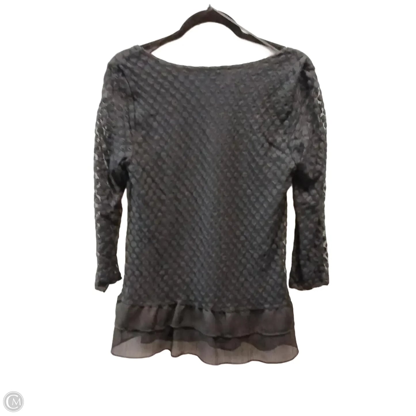 Top Long Sleeve By Style And Company In Black, Size: S