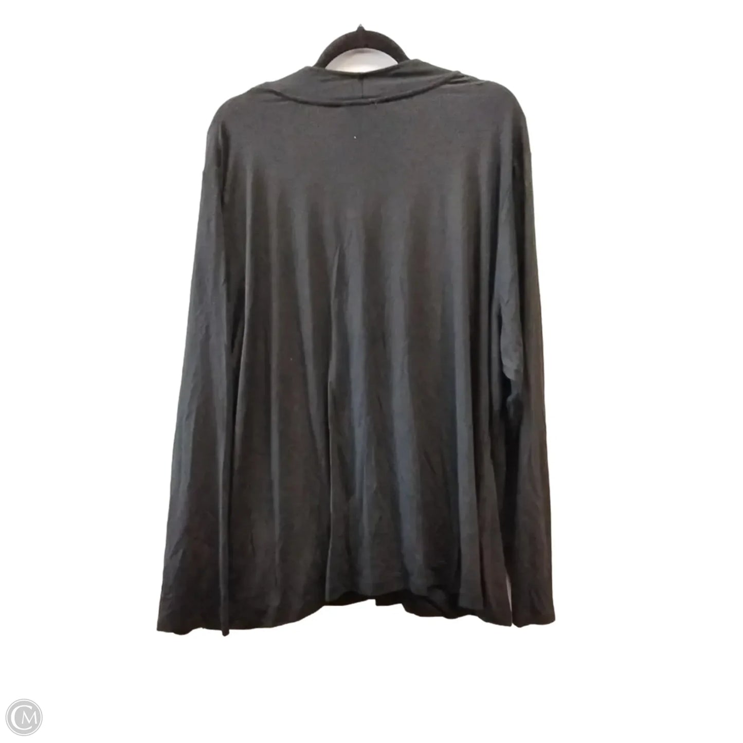 Blouse Long Sleeve By Liz Claiborne In Black, Size: 3x