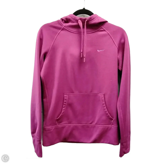 Sweatshirt Hoodie By Nike In Purple, Size: S