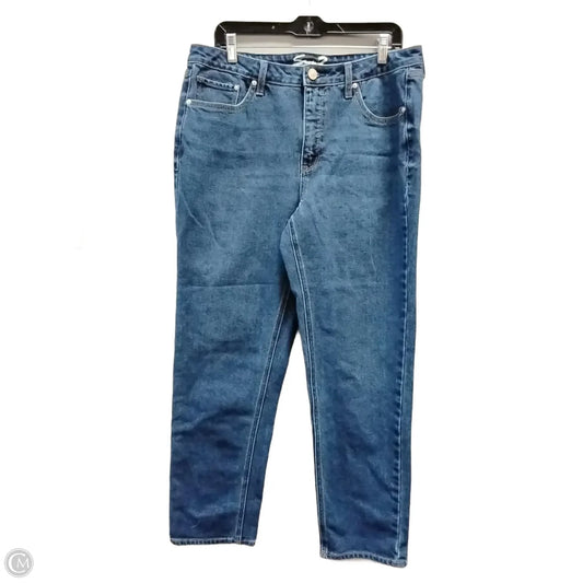 Jeans Straight By Seven 7 In Blue, Size: 12