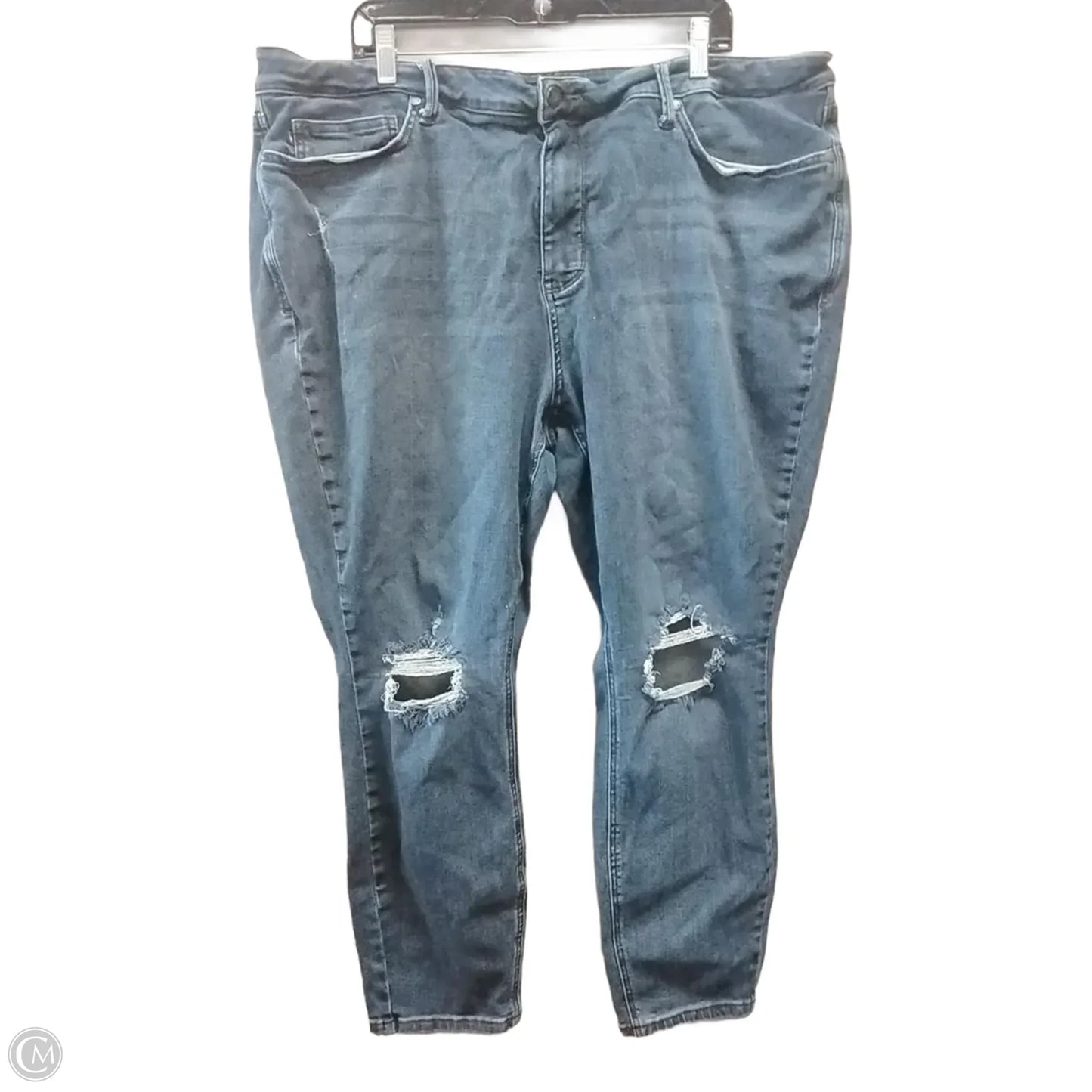Jeans Straight By Judy Blue In Blue Denim, Size: 3x