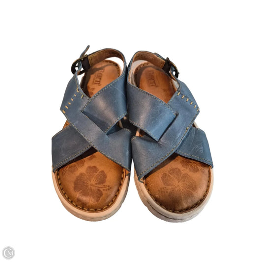 Sandals Flats By Born In Blue, Size: 6