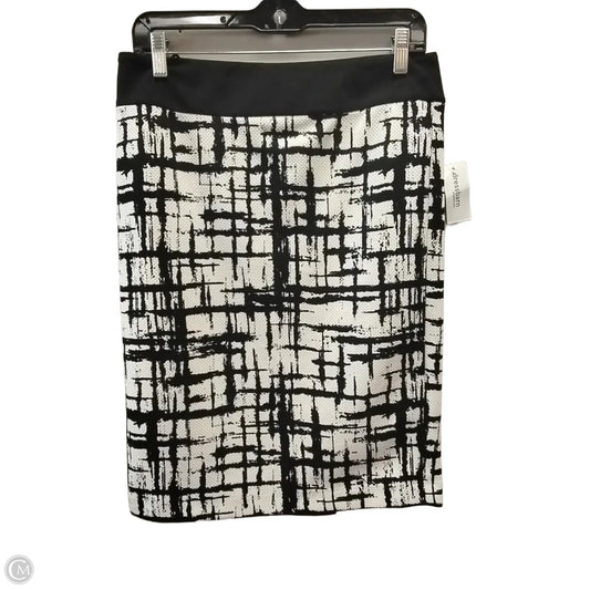 Skirt Midi By Jones Studio In Black & White, Size: S