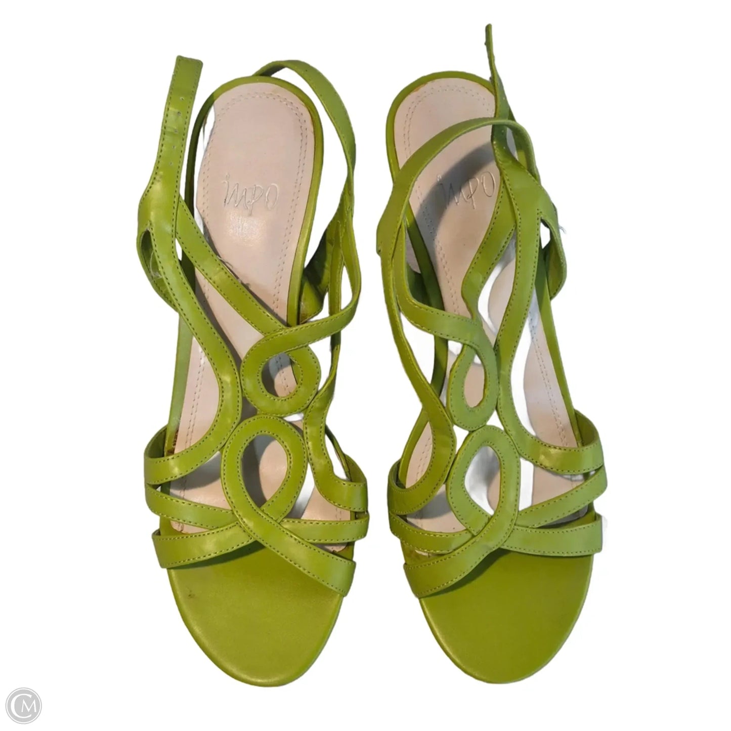 Shoes Heels Wedge By Impo In Green, Size: 9