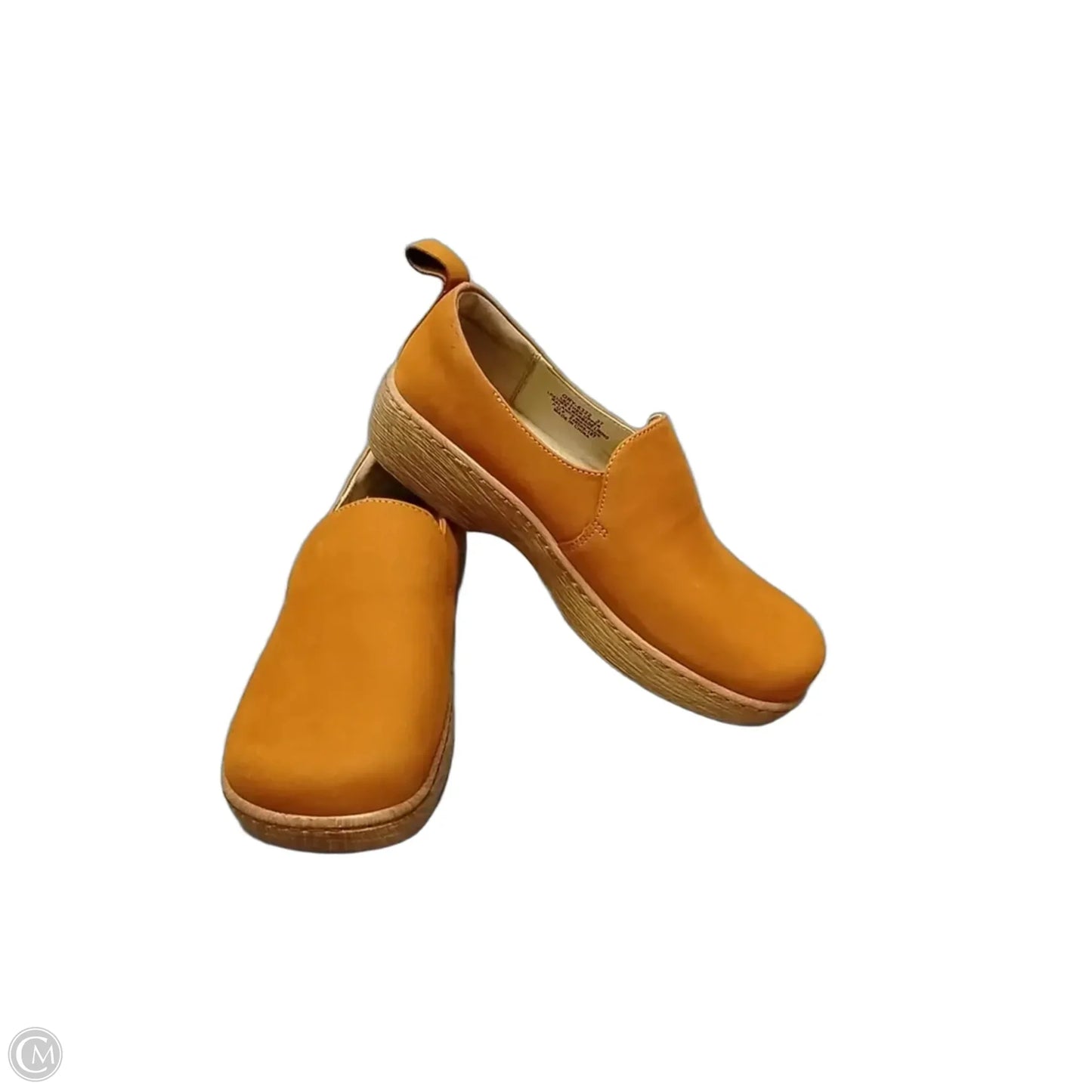 Shoes Heels Block By Alegria In Orange, Size: 7.5