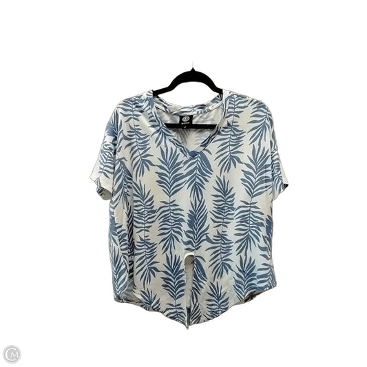 Top Short Sleeve By Bobeau In White, Size: S