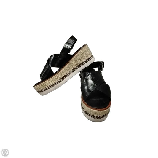 Shoes Heels Wedge By Vince Camuto In Black, Size: 7.5