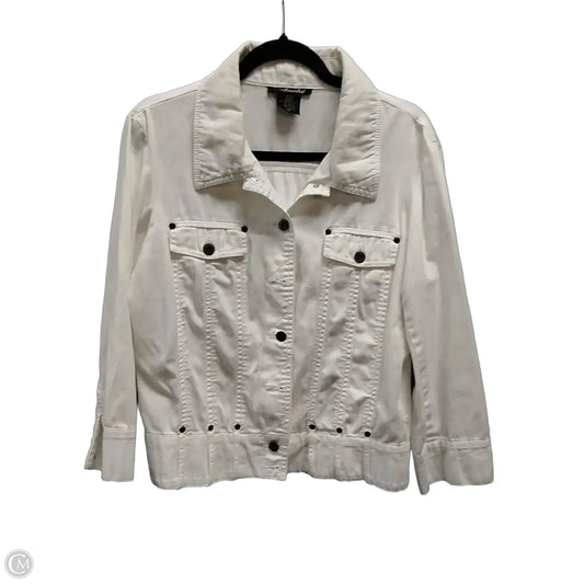 Jacket Other By Clothes Mentor In White, Size: 12