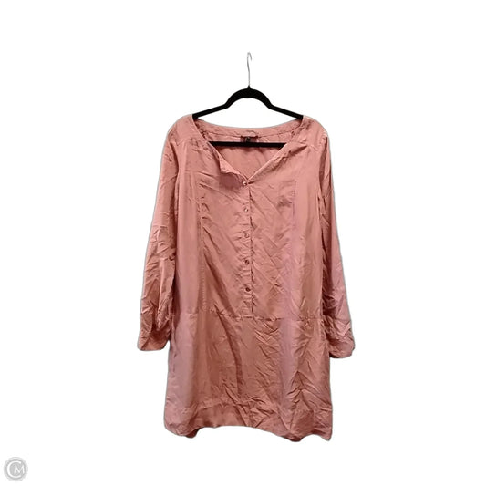 Dress Casual Short By Eileen Fisher In Pink, Size: L