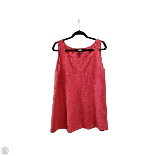 Tank Top By Eileen Fisher In Red, Size: Xl