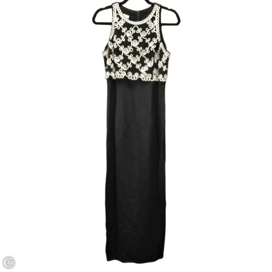 Dress Party Long By Jessica Mcclintok In Black, Size: 10