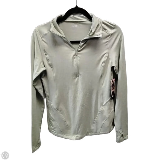 Athletic Top Long Sleeve Collar By Avia In Green, Size: Xs