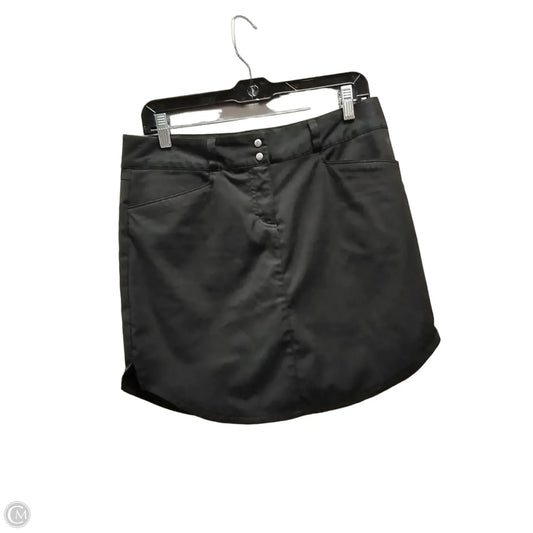 Athletic Skort By Adidas In Black, Size: 8