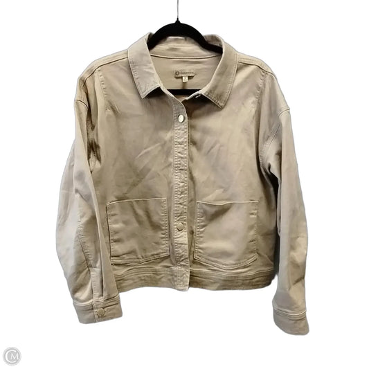 Jacket Denim By Democracy In Brown, Size: M