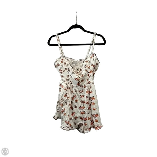 Romper By Urban Outfitters In White, Size: S