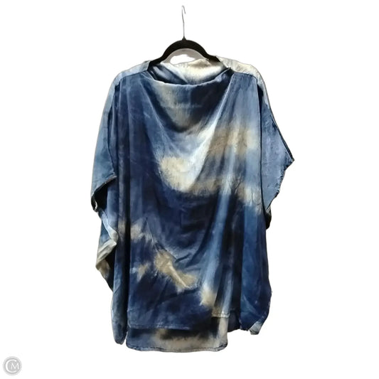 Blouse Short Sleeve By Bryn Walker In Blue, Size: Xl