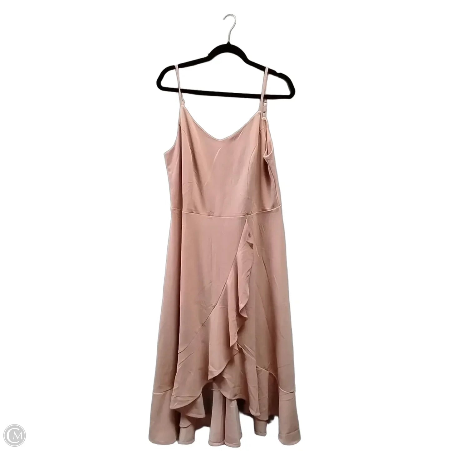 Dress Casual Midi By Clothes Mentor In Pink, Size: 2x
