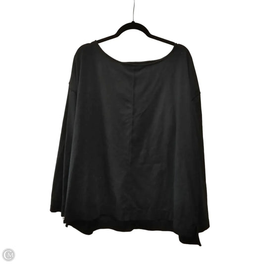 Top Long Sleeve Designer By Lilly Pulitzer In Black, Size: Xxl
