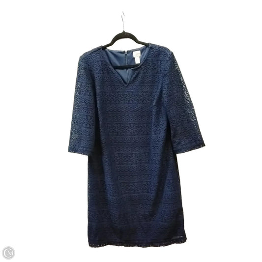 Dress Casual Short By Chicos In Blue, Size: M