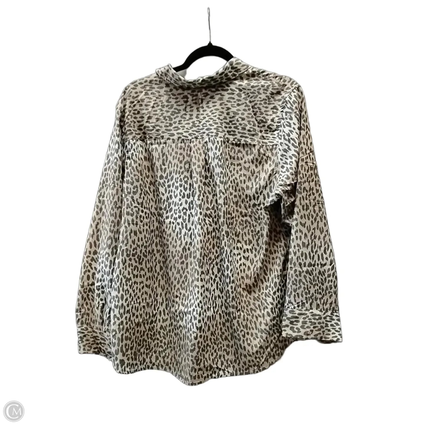 Top Long Sleeve By Chicos In Animal Print, Size: Xl