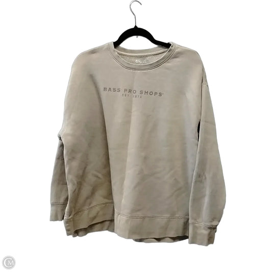 Sweatshirt Crewneck By Cme In Brown, Size: L