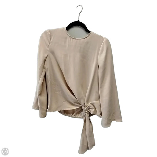 Blouse Long Sleeve By Trina Turk In Pink, Size: Xs