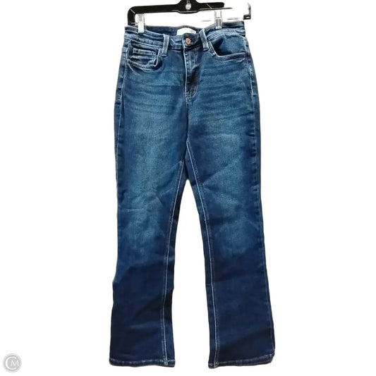 Jeans Flared By Vervet In Blue Denim, Size: 28