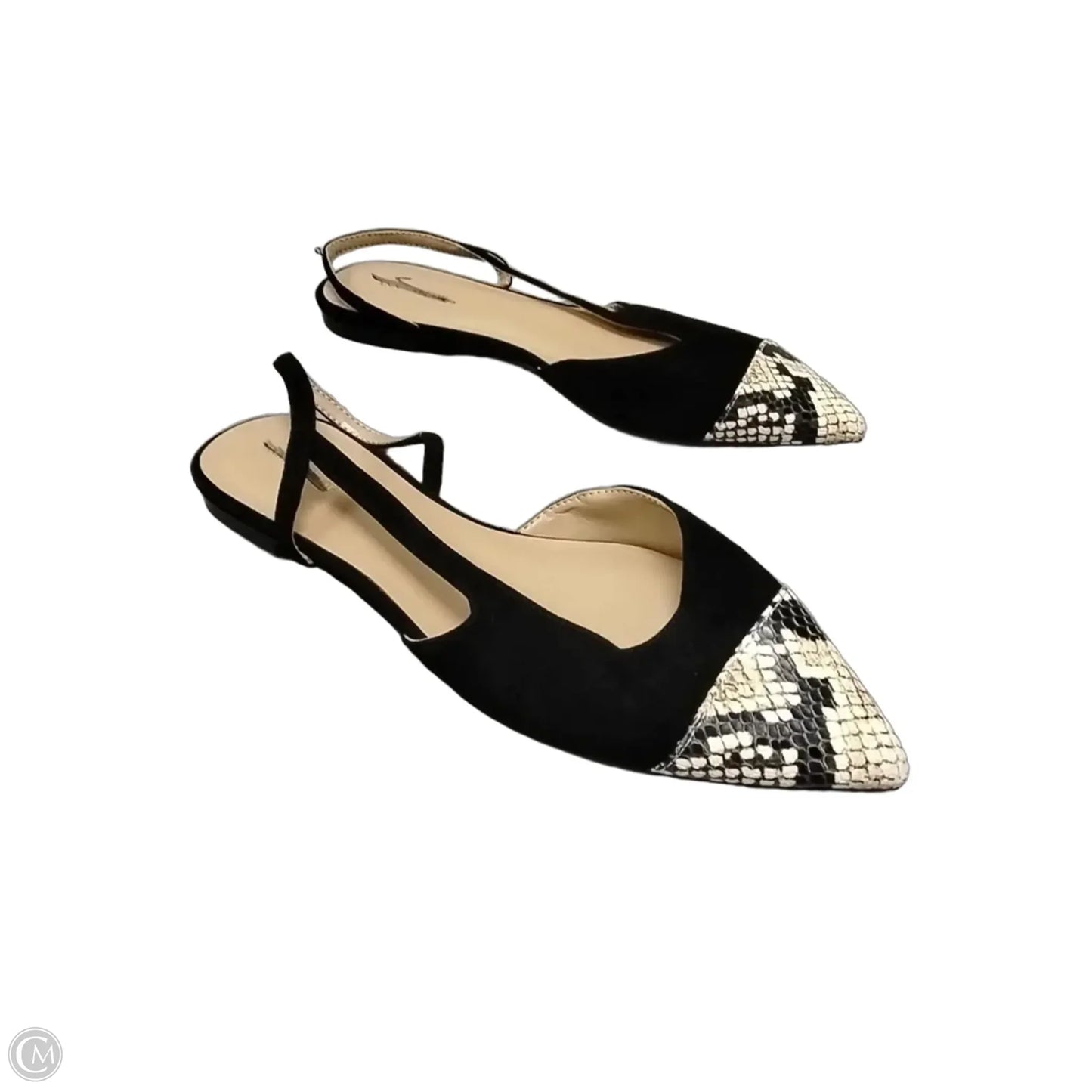 Shoes Flats By Ann Taylor In Black, Size: 8.5