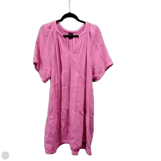Dress Casual Midi By Gap In Pink, Size: Xl