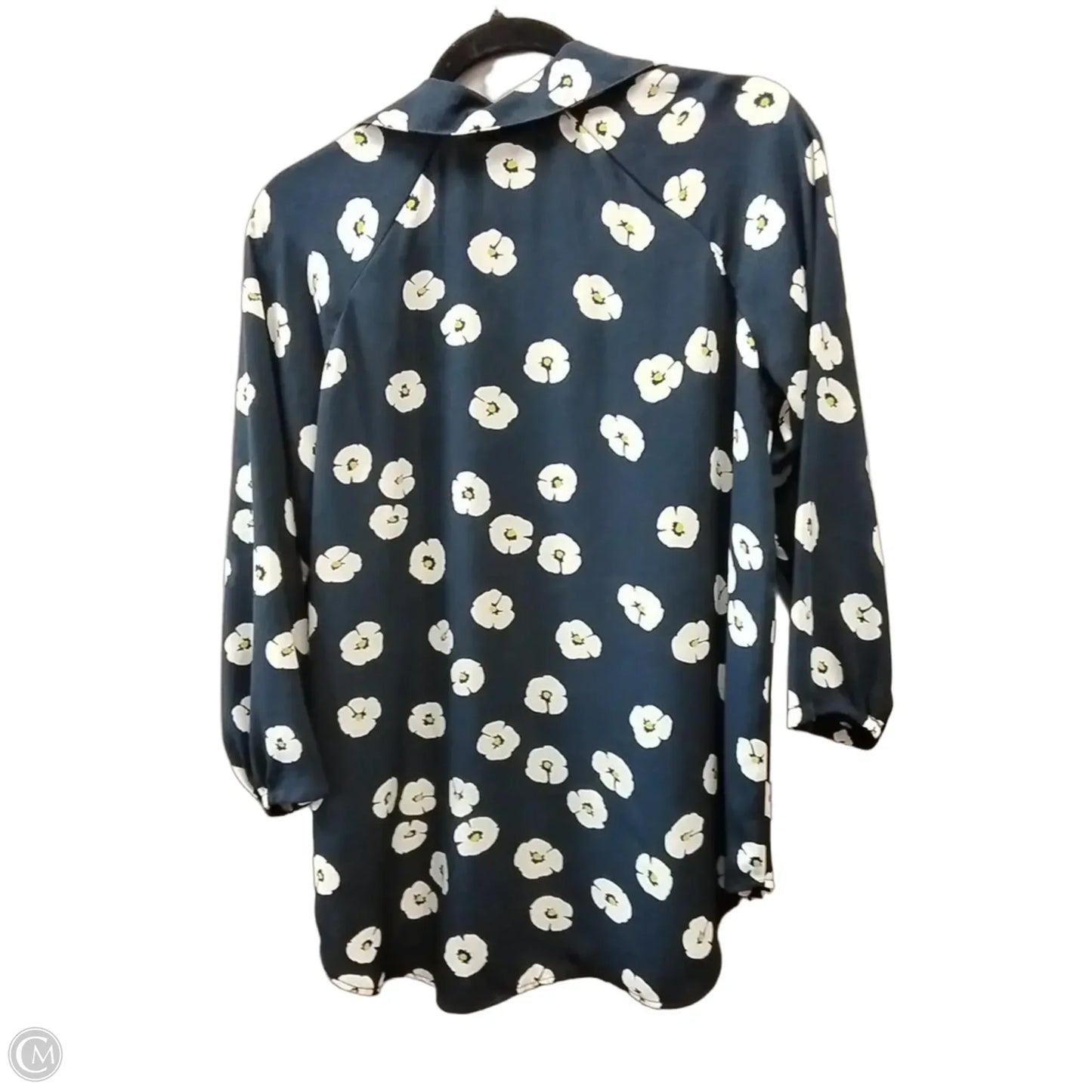 Blouse Long Sleeve By Cabi In Floral Print, Size: Xs