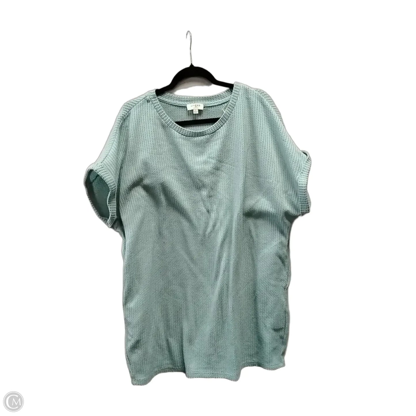 Top Short Sleeve By Umgee In Blue, Size: L
