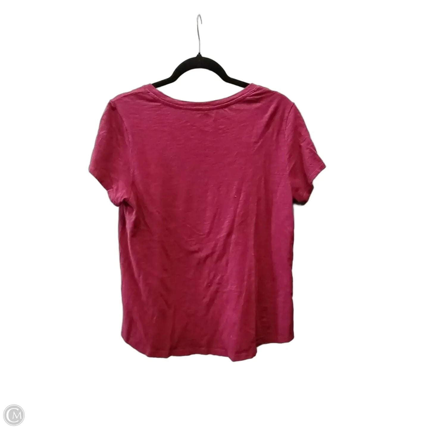 Top Short Sleeve Basic By Old Navy In Red, Size: L