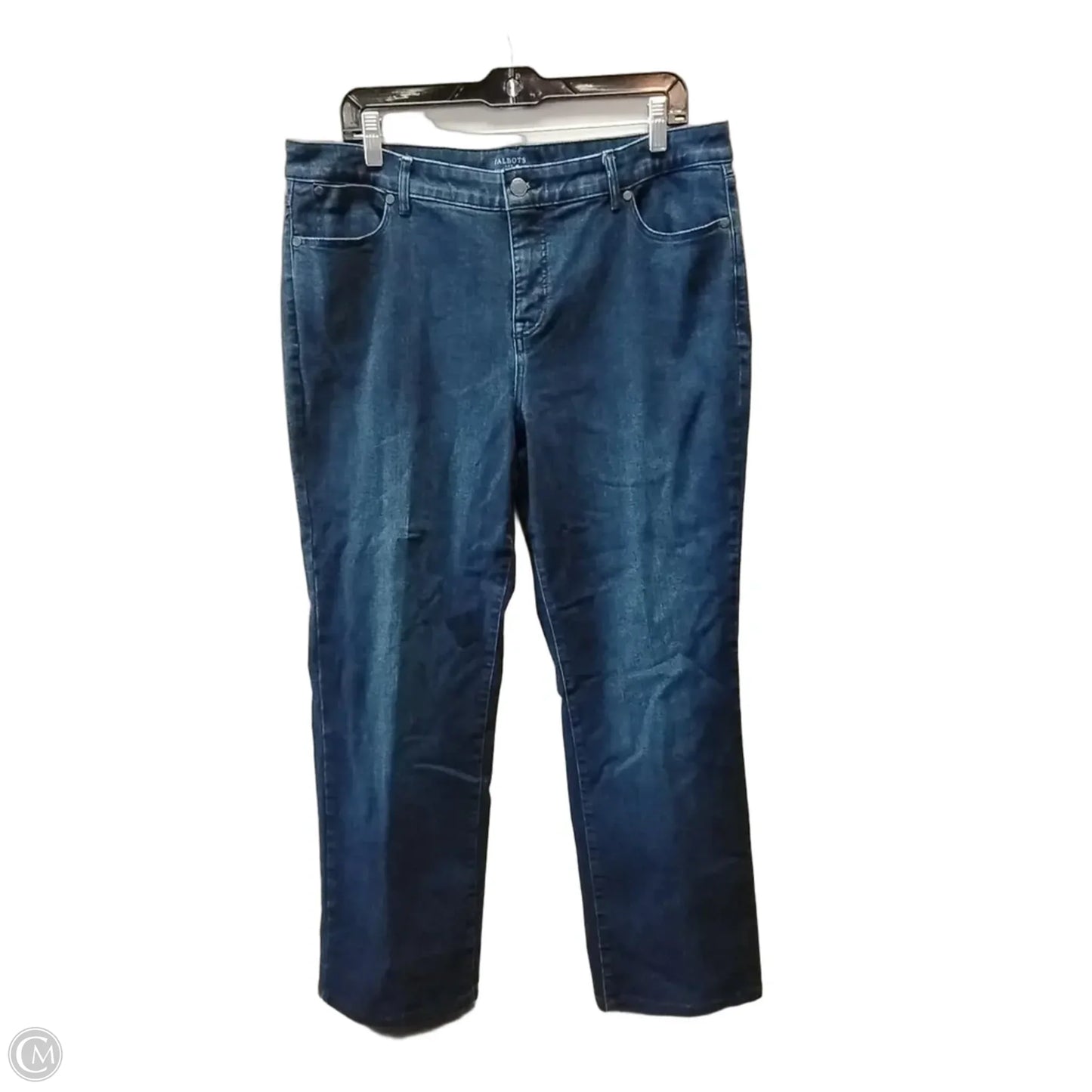 Jeans Boot Cut By Talbots In Blue Denim, Size: 16