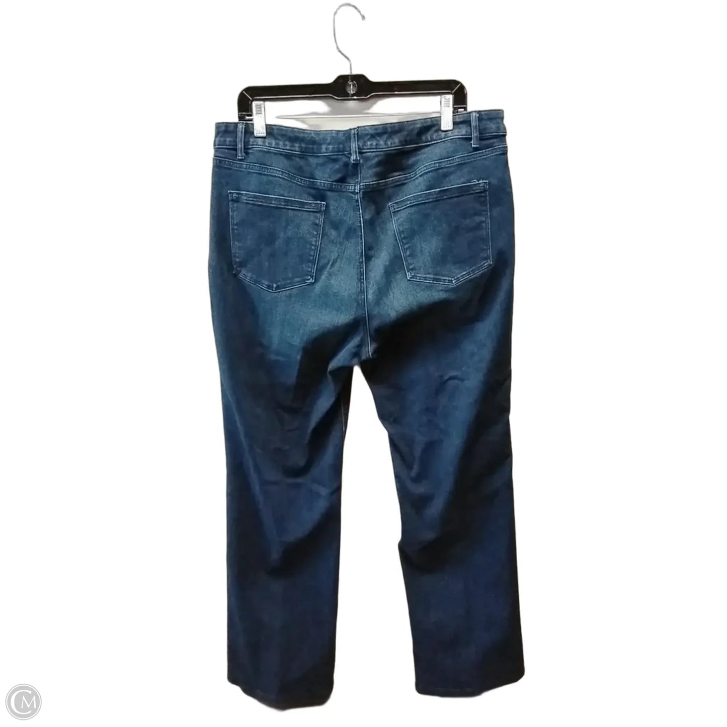 Jeans Boot Cut By Talbots In Blue Denim, Size: 16